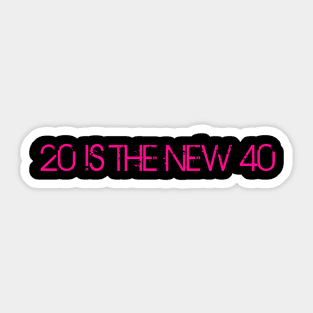 Twisted 20 Sticker